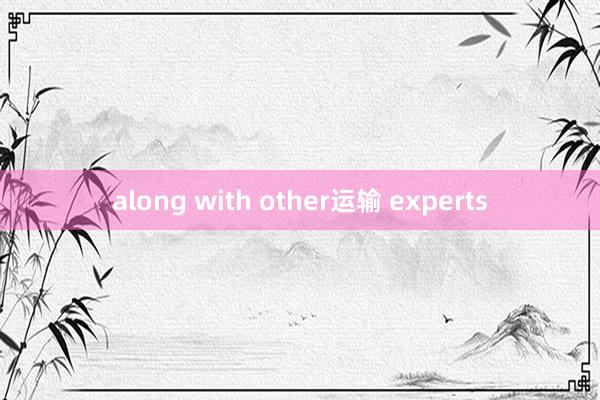 along with other运输 experts